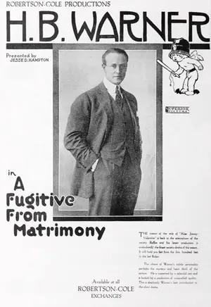 A Fugitive from Matrimony Poster