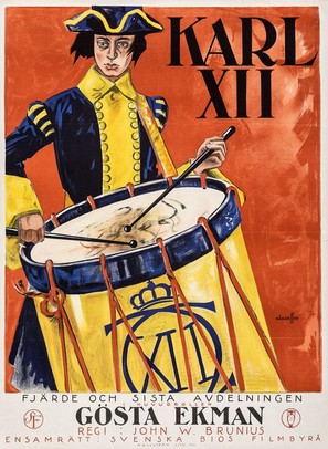 Karl XII - Swedish Movie Poster (thumbnail)