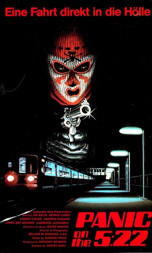 Panic on the 5:22 - German VHS movie cover (thumbnail)