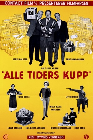 Alle tiders kupp - Norwegian Movie Poster (thumbnail)