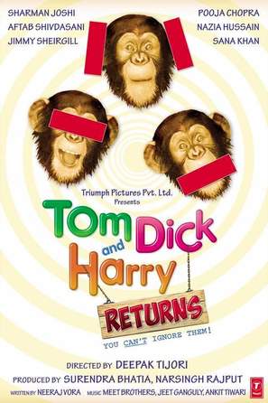 Tom Dick and Harry Returns - Indian Movie Poster (thumbnail)