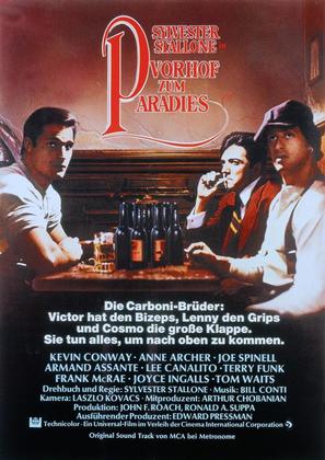 Paradise Alley - German Movie Poster (thumbnail)