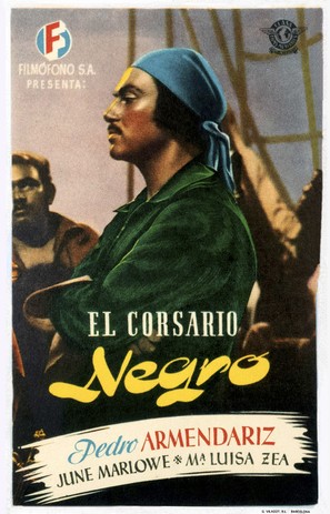 El corsario negro - Spanish Movie Poster (thumbnail)