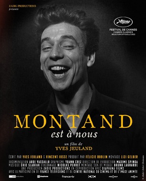 Montand est &agrave; nous - French Movie Poster (thumbnail)