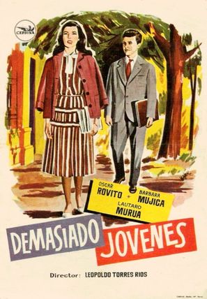 Demasiado j&oacute;venes - Spanish Movie Poster (thumbnail)