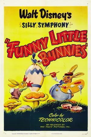 Funny Little Bunnies Poster