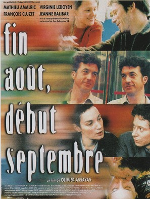 Fin ao&ucirc;t, d&eacute;but septembre - French Movie Poster (thumbnail)