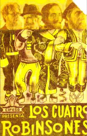 Los cuatro robinsones - Spanish Movie Poster (thumbnail)