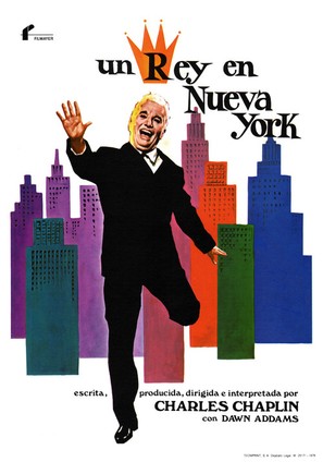 A King in New York - Spanish Movie Poster (thumbnail)