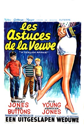 A Ticklish Affair - Belgian Movie Poster (thumbnail)