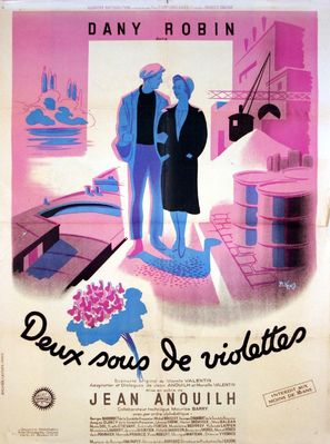 Deux sous de violettes - French Movie Poster (thumbnail)
