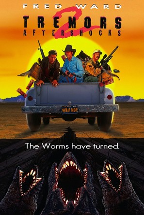 Tremors II: Aftershocks - DVD movie cover (thumbnail)