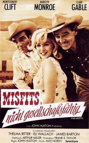 The Misfits - German Movie Poster (thumbnail)