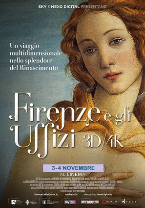 Firenze e gli Uffizi 3D/4K - Italian Movie Poster (thumbnail)