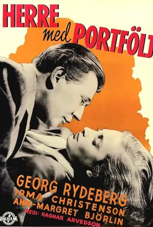 Herre med portfölj Poster