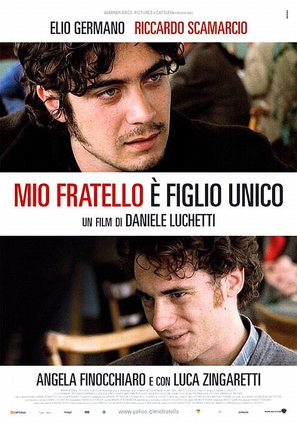 Mio fratello &eacute; figlio unico - Italian Movie Poster (thumbnail)
