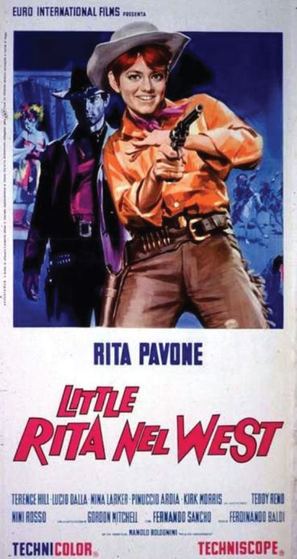 Little Rita nel West - Italian Movie Poster (thumbnail)