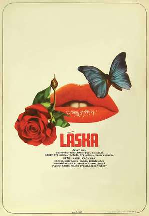 L&aacute;ska - Czech Movie Poster (thumbnail)