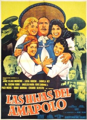 Las hijas del Amapolo - Mexican Movie Poster (thumbnail)