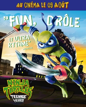 Teenage Mutant Ninja Turtles: Mutant Mayhem - French Movie Poster (thumbnail)