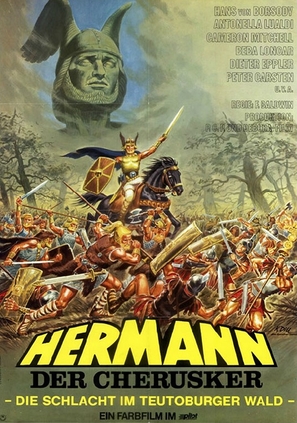 Hermann der Cherusker - Die Schlacht im Teutoburger Wald - German Movie Poster (thumbnail)