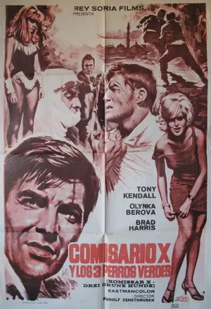 Kommissar X - Drei grüne Hunde  Poster