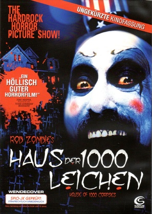 House of 1000 Corpses - German DVD movie cover (thumbnail)