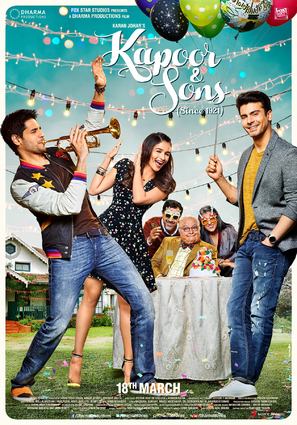 Kapoor and Sons - Indian Movie Poster (thumbnail)