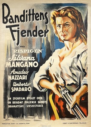 Brigante Musolino, Il - Danish Movie Poster (thumbnail)