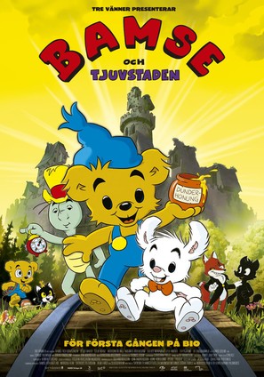 Bamse och tjuvstaden - Swedish Movie Poster (thumbnail)