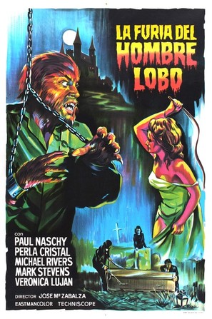 La furia del Hombre Lobo - Spanish Movie Poster (thumbnail)