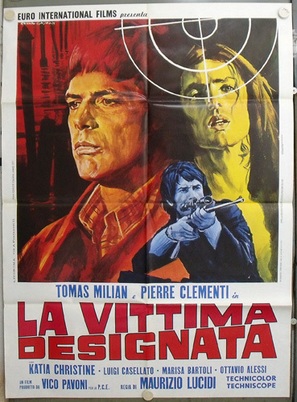 La vittima designata - Italian Movie Poster (thumbnail)