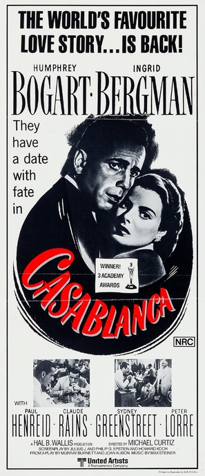 Casablanca - Australian Re-release movie poster (thumbnail)