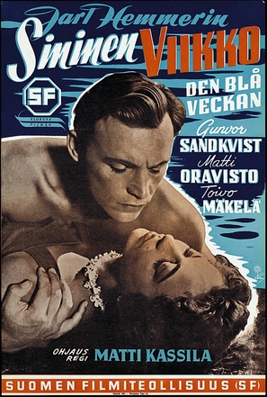 Sininen viikko - Finnish Movie Poster (thumbnail)