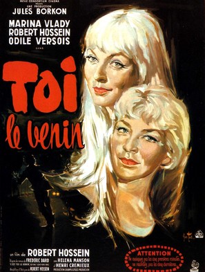 Toi... le venin - French Movie Poster (thumbnail)
