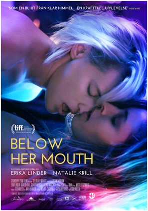 Below Her Mouth - Swedish Movie Poster (thumbnail)