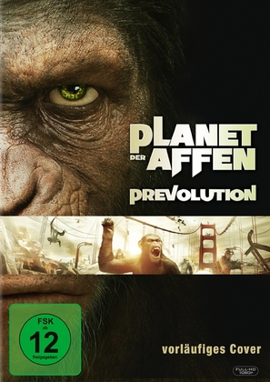 Rise of the Planet of the Apes - German DVD movie cover (thumbnail)