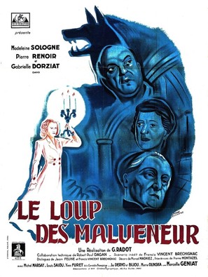 Le loup des Malveneur - French Movie Poster (thumbnail)