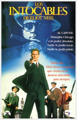 The Untouchables - Spanish VHS movie cover (thumbnail)