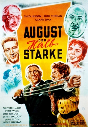 August der Halbstarke - German Movie Poster (thumbnail)