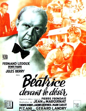 B&eacute;atrice devant le d&eacute;sir - French Movie Poster (thumbnail)