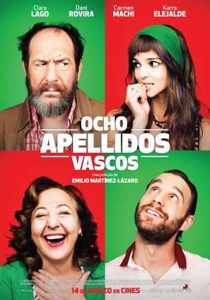 Ocho apellidos vascos - Spanish Movie Poster (thumbnail)