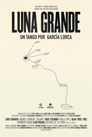 Luna grande, un tango por Garc&iacute;a Lorca - Spanish Movie Poster (thumbnail)