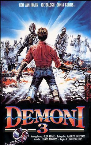 Demoni 3 - Italian VHS movie cover (thumbnail)