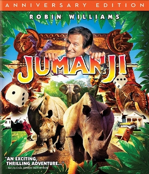 Jumanji - Blu-Ray movie cover (thumbnail)