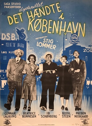 Det h&aelig;ndte i K&oslash;benhavn - Danish Movie Poster (thumbnail)