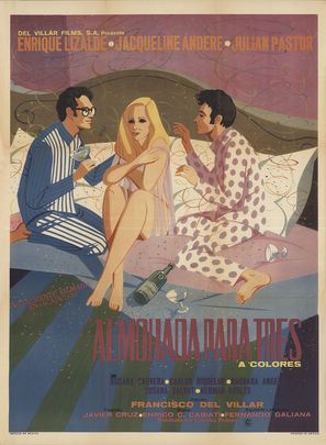Almohada para tres - Mexican Movie Poster (thumbnail)