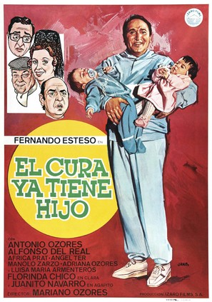 El cura ya tiene hijo - Spanish Movie Poster (thumbnail)