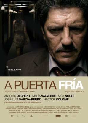 A puerta fr&iacute;a - Spanish Movie Poster (thumbnail)