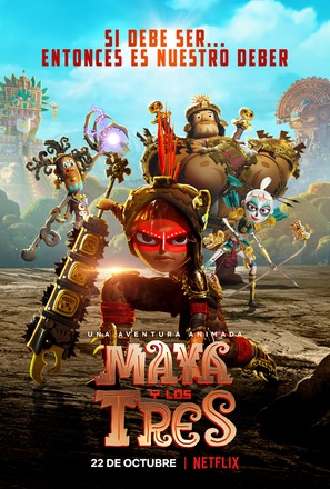 Maya and the Three - Mexican Movie Poster (thumbnail)